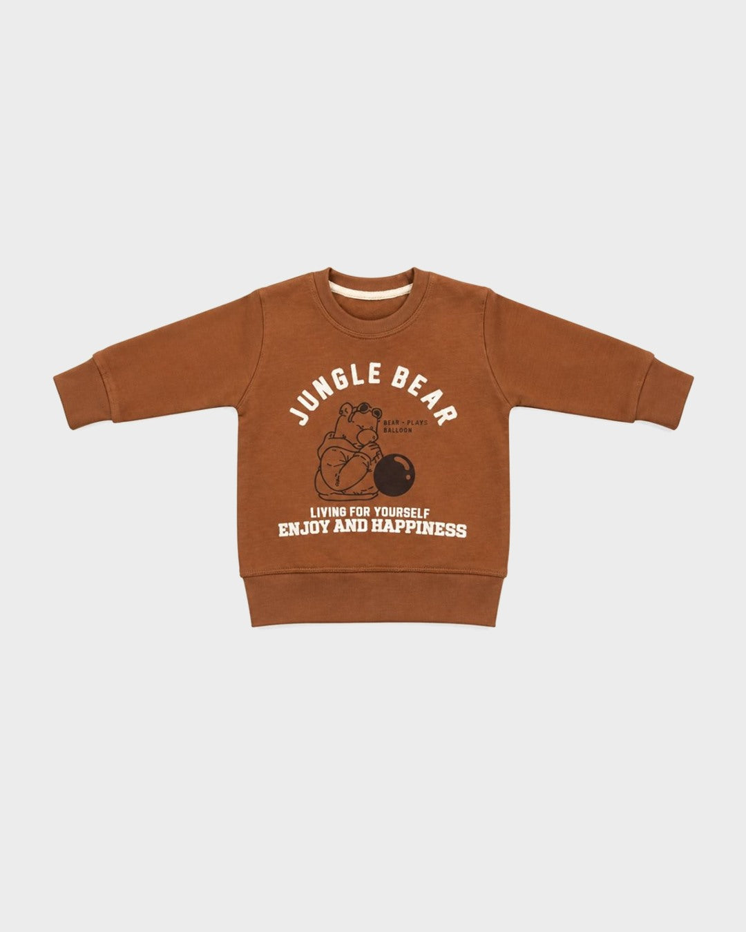Boys Jungle Bear Printed Sweatshirt